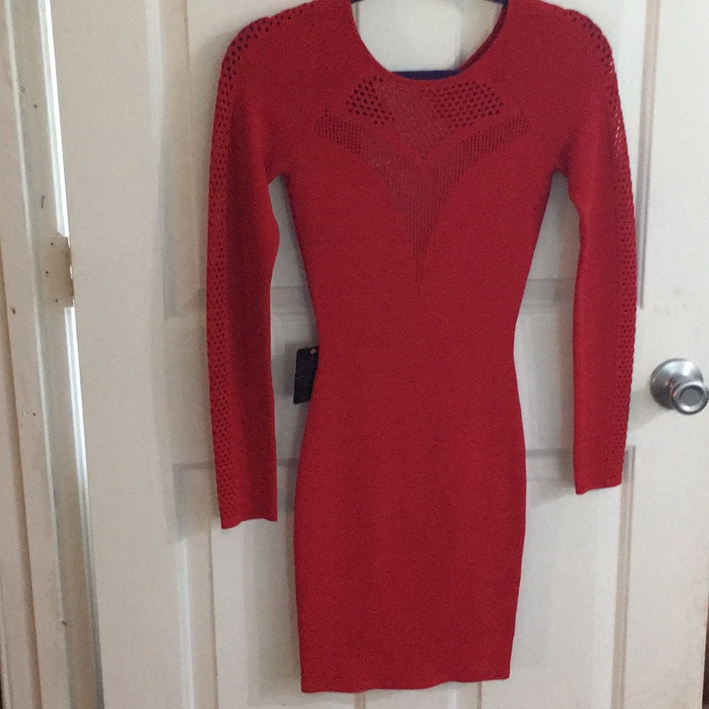 π₯π NWT Bebe Crochet Inset Bodycon π π₯ - Picture 5 of 11